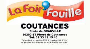 LA FOIRE FOUILLE COUTANCES CLIQUEZ pour + d‘infos